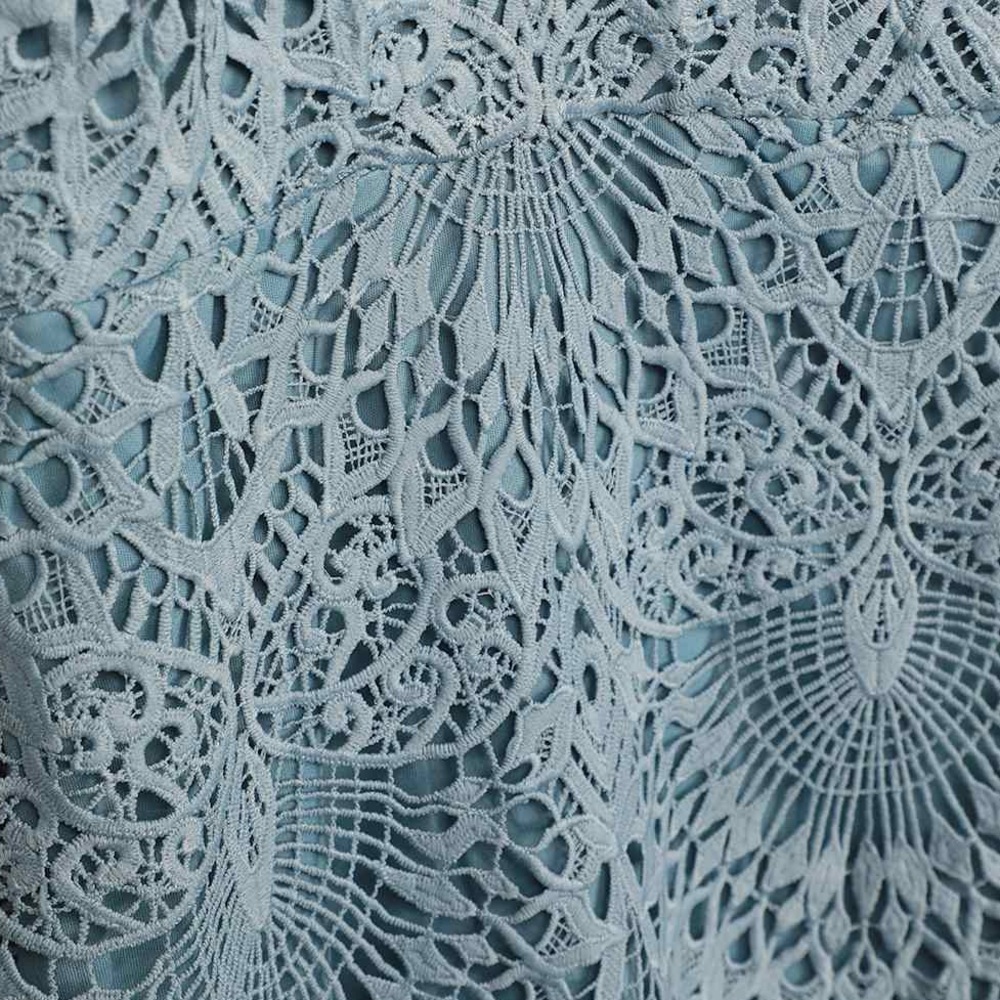 Lulus Truly Beloved Dusty Blue Lace Bodycon Dress NWT - Picture 7 of 16